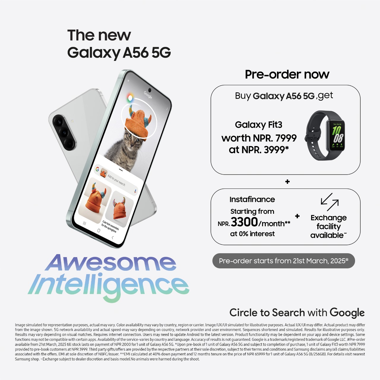 सामसङ नेपालको नयाँ ग्यालेक्सी A56 5G स्मार्टफोनको प्रि-अर्डर गोषणा